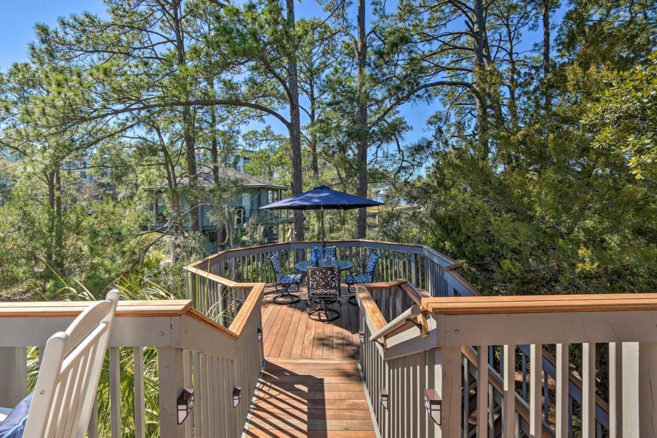 希爾頓黑德島Airy Treehouse With Bikes Walk To Harbour Town!别墅 外观 照片