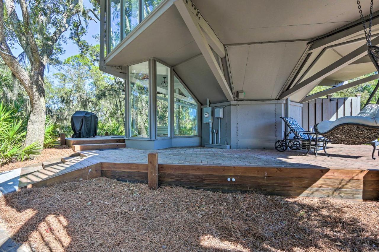 希爾頓黑德島Airy Treehouse With Bikes Walk To Harbour Town!别墅 外观 照片